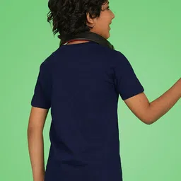 NUSYL Boys Graphic Printed Round Neck T-shirt image 3