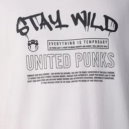 The Indian Garage Co Men Graphic Printed Drop Shoulder Sleeves Oversized T-shirt image 3