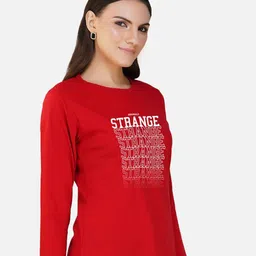 CHOZI Pack Of 2 Typography Printed Cotton T-shirt image 5