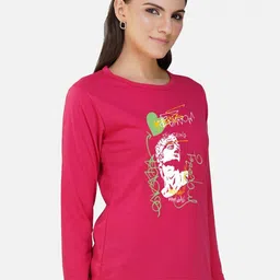 CHOZI Pack Of 2 Typography Printed Cotton T-shirt image 4