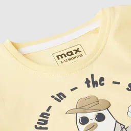 max Boys Graphic Printed Round Neck T-shirt image 4