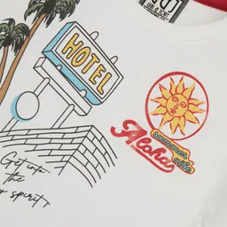Gini and Jony Boys Graphic Printed Half Sleeves Cotton T-shirt image 3
