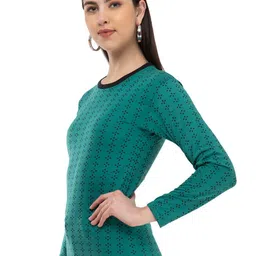 IndiWeaves Set Of 2 Printed Oversized Pure Cotton Casual T-shirt image 3