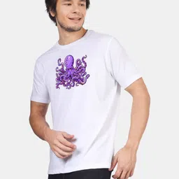 Greylongg Men Yorksteadd 2076 Graphic Printed Round Neck Cotton T-shirt image 5