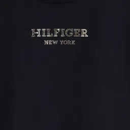 Tommy Hilfiger Girls Typography Printed Pure Cotton T-shirt image 3