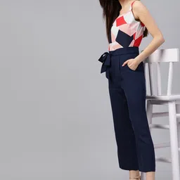 zima leto Color Block Women Jumpsuit image 4