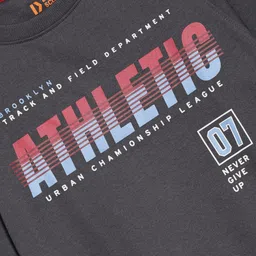 DIXCY SCOTT Boys Typography Printed Pullover Sweatshirt image 3