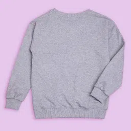NUSYL Kids Graphic Printed Fleece Oversized Sweatshirt image 2