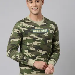 DIXCY SCOTT Camouflage Printed Pullover Sweatshirt image 3