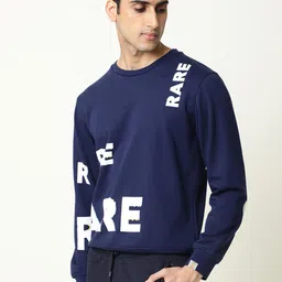 RARE RABBIT Men Clovis Graphic Print Printed Sweatshirt image 3