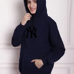 Imsa Moda Hooded Fleece Oversized Pullover image 4