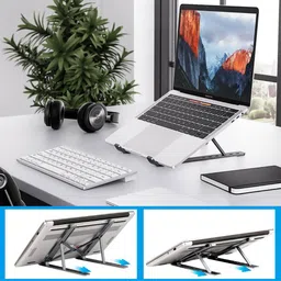 MoviQ 6 Height Adjustable Stand Laptop stand foldable Laptop Stand image 2