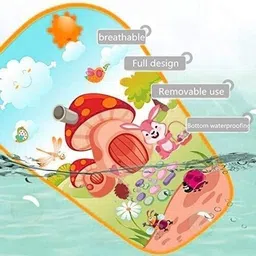 aesgop Musical Keyboard Mat Piano Gym Mat Gym & Fitness Rack image 3