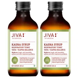 Jiva Ayurveda Kasna Syrup respiratory serup For Balancing Vata & Kapha - 200 ml (Pack of 2)-image-4