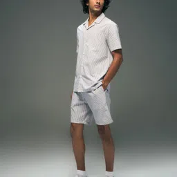 flying machine Shirt Regular Shorts Co-ords Set image 5