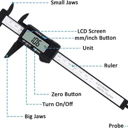 myrra l Caliper 150mm Micrometer Auto Measuring Tools Digital Scale HG-Digital Caliper Digital Caliper image 3