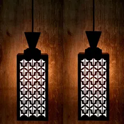 shyam enterprises Wooden Hanging Thali Lamp Elegance for Home Decor and Festive Celebrations Ceiling Light Ceiling Lamp-picture-33