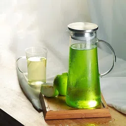 upscale traders 1.3 L Glass Water Jug image 4