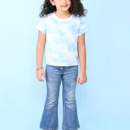 NUSYL Tie and Dyed Round Neck Casual T-shirt image 3