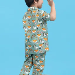 Polka Tots Boys Conversational Printed Night suit image 3