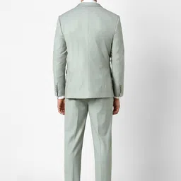 Van Heusen Self Design Single-Breasted Slim-Fit Four-Piece Party Suit image 4
