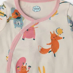 Nauti Nati InfantsKids Printed Pure Cotton Sleepsuit image 4