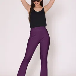 DressBerry Women High-Rise Trousers-image-84