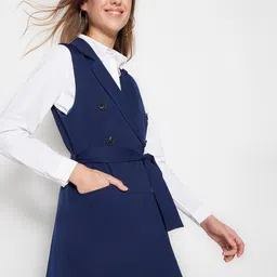 Trendyol Notched Lapel Single-Breasted Trench coat image 4