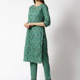 Prettify Women Ethnic Motifs Printed Kurta with Trousers image 4