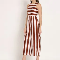 Moomaya Striped Basic Jumpsuit image 4