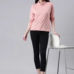 Kryptic Pack Of 2 High Neck Long Sleeves Cotton T-shirts image 2