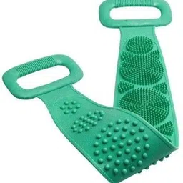 shopeleven Silicone Body Brush, Easy to Clean, Lathers Well, Eco Friendly, Bath Belt Exfoliating Long Silicone Body Back Scrubber (Pack of 1 ) (Color May Vary)-picture-11