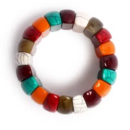 Bamboo Tree Jewels Beaded Stretchable Elasticated Bracelet image 4