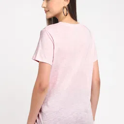 GUESS Typography Printed Round Neck Cotton T-shirt image 4