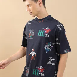 HIGHLANDER Unisex Graphic Printed Drop-Shoulder Sleeves Oversized T-shirt image 4