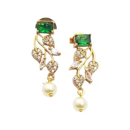 GRIIHAM Gold-Plated Cubic Zirconia Studded Jewellery Set image 3