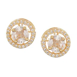 Saraf RS Jewellery Gold-Plated Artificial Stones & Beads Studded Mangalsutra Set image 4
