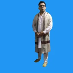 Royal-E-Kashmir Cashmere Solid Men Shawl image 2