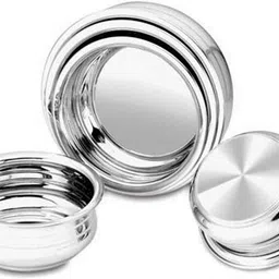masox store Kitchen Serving Cookware Cooking Bowl | Handi Set 5-Pieces | Biryani Handi F0 4.7 inch, 5.5 inch, 6.2 inch, 6.6 inch, 7.4 inch Lid Set, Pack of 5-picture-19