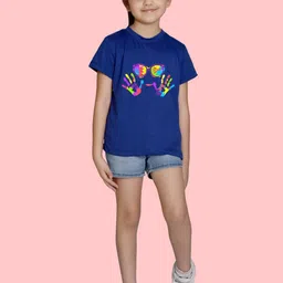 NUSYL Girls Graphic Printed T-shirt image 4