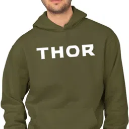 sahu fashions Men Full Sleeve Printed Hooded Sweatshirt image 2