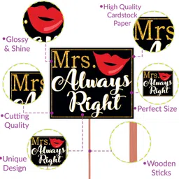 wobbox 25th anniversary party props, 25th Wedding anniversary decoration items(FP171) Photo Booth Board image 4