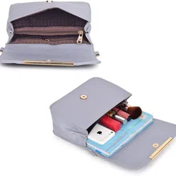 daq Grey Women Sling Bag GREY-Y-SLINGBAG001 image 4