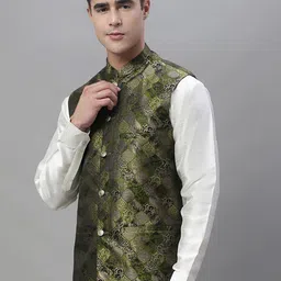 Anouk Men Woven Design Jackets image 5