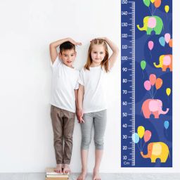wens Cute Elephant Multicolour Vinyl Height Chart-picture-4