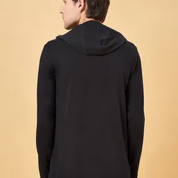 Ajile by Pantaloons Typography Printed Hooded Slim Fit T-shirt image 4