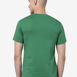 JADE BLUE Men Cotton Slim Fit T-shirt image 2