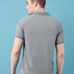 Technosport Slim Fit Polo Collar Antimicrobial Active T-shirt image 4