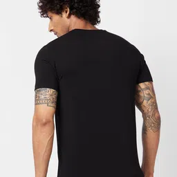 SPYKAR Graphic Printed Slim Fit Cotton Casual T-Shirt image 4