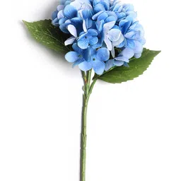 Pure Home and Living Blue Faux Hydrangea Flower Without Pot image 4